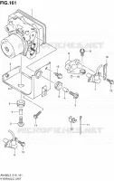 SYSTÈME ABS (AN400ZAL3 E19) pour Suzuki BURGMAN 400 2013