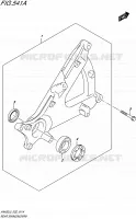 BRAS OSCILLANT ARRIERE pour Suzuki BURGMAN 400 2015