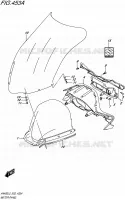 CARENAGE   SUPPORT DE COMPTEUR pour Suzuki BURGMAN 400 2015