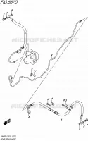 DURITE DE FREIN ARRIERE (AN400ZAL5 E02) pour Suzuki BURGMAN 400 2015