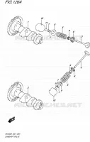 ARBRE A CAMES   VALVE pour Suzuki BURGMAN 400 2016