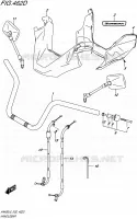 GUIDON (AN400ZAL6 E02) pour Suzuki BURGMAN 400 2016