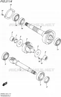 TRANSMISSION (2) pour Suzuki BURGMAN 400 2016