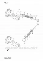 ARBRE A CAMES   VALVE pour Suzuki BURGMAN 400 2010