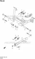 BEQUILLE pour Suzuki BURGMAN 400 2010