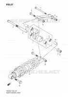 BIELLETTE D'AMORTISSEUR pour Suzuki BURGMAN 400 2010