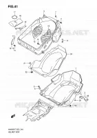 COFFRE pour Suzuki BURGMAN 400 2010