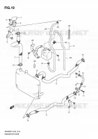 DURITE DE RADIATEUR pour Suzuki BURGMAN 400 2010