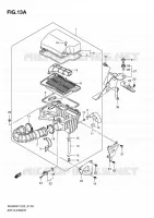 FILTRE A AIR (MODEL L0) pour Suzuki BURGMAN 400 2010