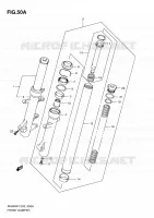 FOURCHE (AN400AK9/ZAK9/AL0/ZAL0) pour Suzuki BURGMAN 400 2010