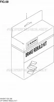 KIT REPARATION DE FREIN pour Suzuki BURGMAN 400 2010