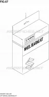 KIT ROULEMENTS DE ROUE (MODEL K9/L0) pour Suzuki BURGMAN 400 2010