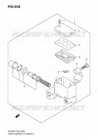 MAITRE CYLINDRE AVANT (MODEL K8/K9/L0) pour Suzuki BURGMAN 400 2010