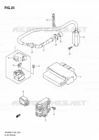 PARTIE ELECTRIQUE pour Suzuki BURGMAN 400 2010