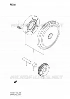 ROUE LIBRE DE DEMARREUR pour Suzuki BURGMAN 400 2010