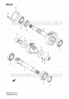 TRANSMISSION (2) pour Suzuki BURGMAN 400 2010
