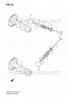ARBRE A CAMES   VALVE pour Suzuki BURGMAN 400 2010