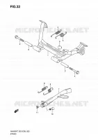 BEQUILLE pour Suzuki BURGMAN 400 2010