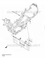 CADRE (MODEL L0) pour Suzuki BURGMAN 400 2010
