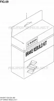 KIT REPARATION DE FREIN pour Suzuki BURGMAN 400 2010