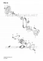 POMPE A HUILE pour Suzuki BURGMAN 400 2010