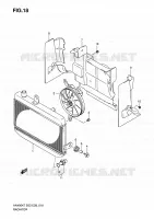 RADIATEUR pour Suzuki BURGMAN 400 2010