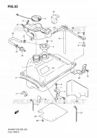 RESERVOIR D'ESSENCE pour Suzuki BURGMAN 400 2010