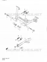 BEQUILLE pour Suzuki BURGMAN 400 2011