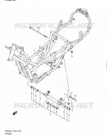 CADRE (AN400AL1 E19) pour Suzuki BURGMAN 400 2011