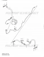DURITE DE FREIN ARRIERE (AN400ZAL1 E02) pour Suzuki BURGMAN 400 2011
