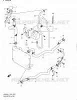 DURITE DE RADIATEUR pour Suzuki BURGMAN 400 2011