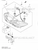ENSEMBLE FEU ARRIERE pour Suzuki BURGMAN 400 2011
