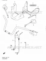 GUIDON (AN400AL1 E24) pour Suzuki BURGMAN 400 2011
