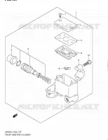 MAITRE CYLINDRE AVANT (AN400ZAL1 E02) pour Suzuki BURGMAN 400 2011