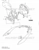 SUPPORT DOSSERET (AN400ZAL1 E02) pour Suzuki BURGMAN 400 2011