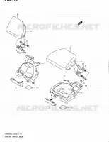 VIDE POCHE pour Suzuki BURGMAN 400 2011