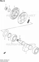 BALANCIER pour Suzuki BURGMAN 400 2011