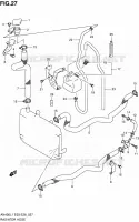 DURITE DE RADIATEUR pour Suzuki BURGMAN 400 2011