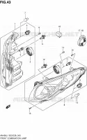 PHARE pour Suzuki BURGMAN 400 2011
