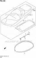 SUPPORT   VERROUILLAGE DE SELLE pour Suzuki BURGMAN 400 2011