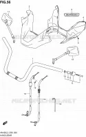 GUIDON (AN400L3 E99) pour Suzuki BURGMAN 400 2013