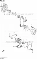 POMPE A HUILE pour Suzuki BURGMAN 400 2013