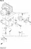 SYSTÈME ABS (AN400ZAL3 E99) pour Suzuki BURGMAN 400 2013