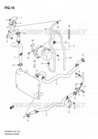 DURITE DE RADIATEUR pour Suzuki BURGMAN 400 2010