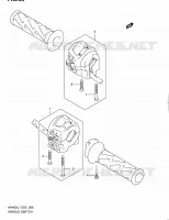 COMMODOS (AN400ZAL1 E51) pour Suzuki BURGMAN 400 2011