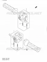 COMMODOS (AN400ZAL1 E51) pour Suzuki BURGMAN 400 2011