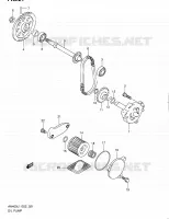 POMPE A HUILE pour Suzuki BURGMAN 400 2011