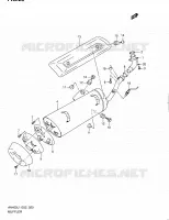 SILENCIEUX pour Suzuki BURGMAN 400 2011