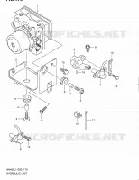 SYSTÈME ABS (AN400AL1 E19) pour Suzuki BURGMAN 400 2011
