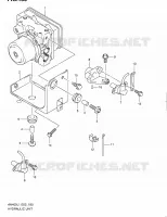 SYSTÈME ABS (AN400AL1 E24) pour Suzuki BURGMAN 400 2011
